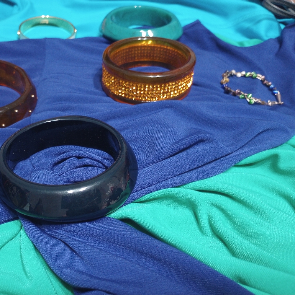 Sterling Silver/925 Multiple Colored Bracelets - image 4